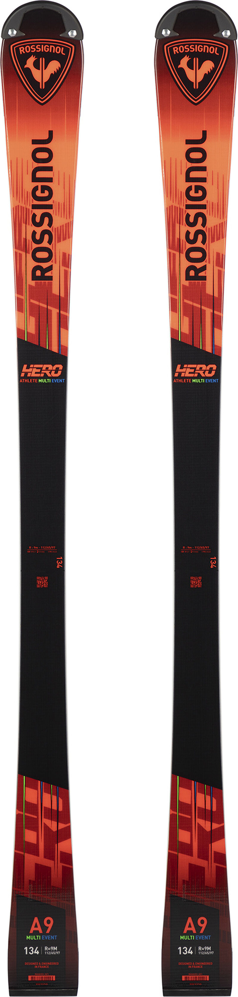 Rossignol Unisex's Racing Skis HERO ATHLETE MULTIEVENT 127-148 OPEN red